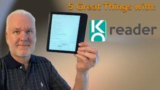 5 Great Things with KOReader on e-Readers - a FREE ebook reader application for e-Readers