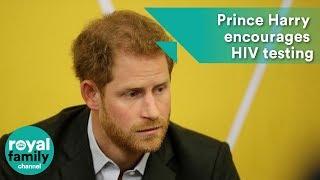 Prince Harry shares video message to encourage HIV testing