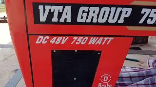 बैट्री से चलने वाला VTA Group 48 voltage 750 watt mini Tractor model