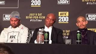 Daniel Cormier and Anderson Silva on UFC 200