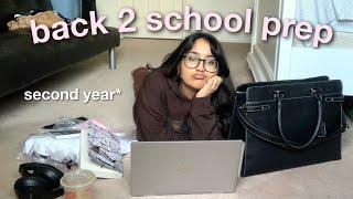 PREPARING FOR BACK TO SCHOOL (second year)