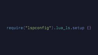 LSP in Neovim (with like 3 lines of code)