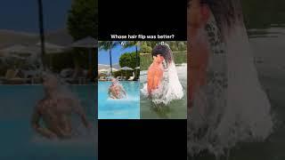 WHOSE HAIR FLIP IS ? #hair #hairstyle #funny #youtubeshorts #shorts #bald