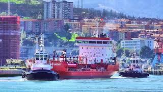 VARKAN MARMARA     SAILING FROM BILBAO LUTXANA CHEMICAL DOCK 23 02 2025