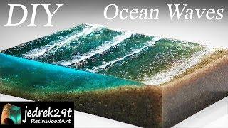 Ocean Waves  from Resin. Diorama DIY / RESIN ART