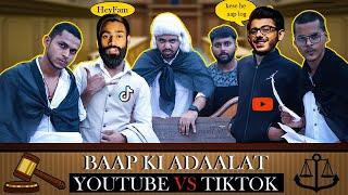 BAAPKI ADAALAT | YouTube VS TikTok - Kaminey Frendzz