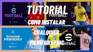 Como Instalar  MENU GRAPHIC  para pes21,Football Life 23,SP,DREM PATCH,VIRTUAL PATCH