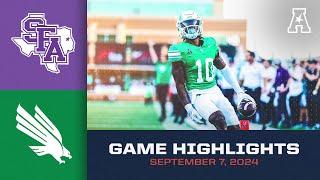 Game Highlights: SFA vs North Texas (September 7, 2024)