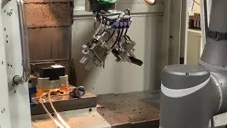 Omron TM14 Cobot Machine Tending Demo