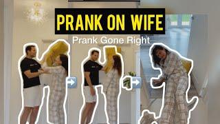 Finally She Got Pranked | Pillow Prank On Wife Gone Hilarious  | Watch Her Reaction, Never Try This