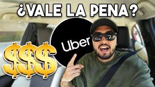 Trabajé 7 horas de driver con UBER!! ¿Cuánto se gana? 