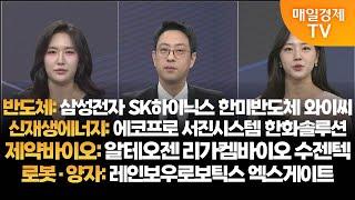 [투자의 눈] 삼성전자 SK하이닉스 한미반도체 와이씨/에코프로 서진시스템 한화솔루션/알테오젠 리가켐바이오 수젠텍/레인보우로보틱스 엑스게이트/윤혜림 대표, 이재규 본부장/매일경제TV