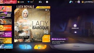 I SPIN DIAMOND  ROOYEL AND LUCK 98 #free fire #viral #short