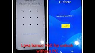 Lava Benco V60 Frp Unlock