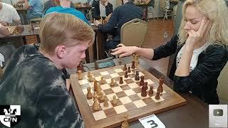 Fritz (1857) vs WGM M. Fominykh (2008). Chess Fight Night. CFN. Blitz