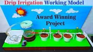 drip irrigation working model for science exhibition - diy - diypandit | DIY pandit