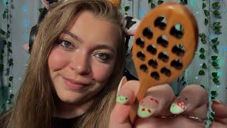 ASMR Wooden Honey Spoon Scooping to help you sleep and get tingles 