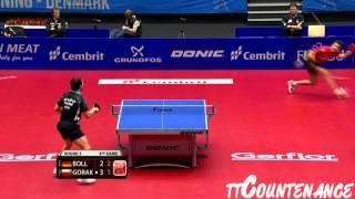 European Championships: Timo Boll-Daniel Górak