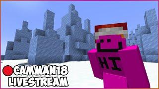 Beating Minecraft But The Whole World Is Ice Spikes! camman18 Full Twitch VOD