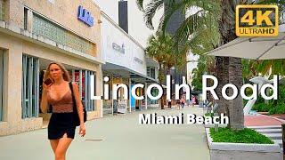 Miami Beach 4k Lincoln Road Mall Walking Tour