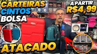 CARTEIRAS Malas CINTOS E BOLSAS A PARTIR DE R$499 ATACADO região da 25 de Março