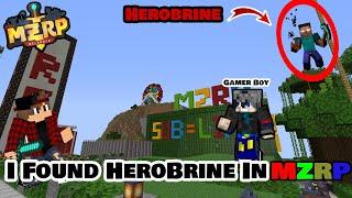 I Found HeroBrine In MZRP | MZRP | Malayalam | I Played With @malayalamtechieslive  @GamerBoy20