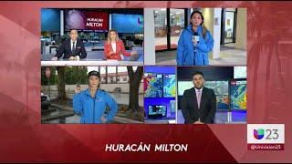  Noticias 23 a las 6:00 pm: Miami-Dade y Broward no están en el cono del huracán Milton, pero...