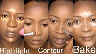 HOW TO HIGHLIGHT AND CONTOUR | Beginner Friendly | Naomi Esegine,