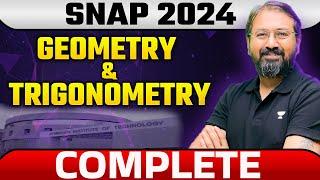 SNAP 2024: Master Geometry & Trigonometry from Scratch!