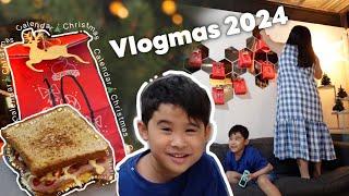 Our VlogMas 2024, DIY Christmas Calendar, Ikea Trip + Korean Toast | Kris Lumagui