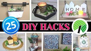 25 *GENIUS* Dollar Store HACKS -  HIGH-END Dollar Tree $1 DIYS