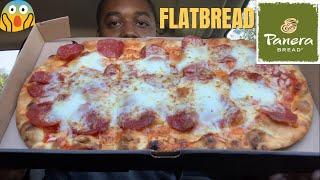 Panera Bread NEW Pepperoni FlatBread Pizza Review