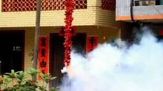 HK Chinese New Year 2012 - Day 2 - firecrackers @ village