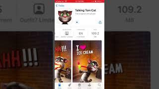 How to install Talking Tom app on iPhone?