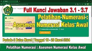 Full Kunci Jawaban Pelatihan Numerasi : Asesmen Numerasi Kelas Awal