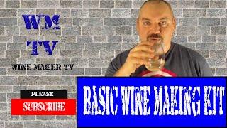Basic Wine Making Setup