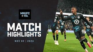 HIGHLIGHTS: MNUFC vs. Real Salt Lake | November 2, 2024