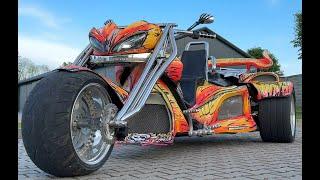 Kaszpir Trike V8  Crazy peach in action