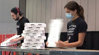 Who is the fastest pizza box folder?! World Pizza Games 2021