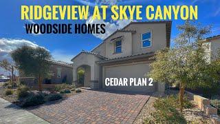 Skye Canyon Homes For Sale - Ridgeview At Skye Canyon - Las Vegas - Cedar Plan 2