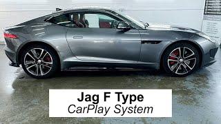 Jag F Type CarPlay System| Dragon Car Alarms | Fareham