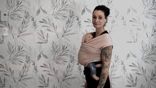 Maman Kangourou - Porte-bébé echarpe extensible - Stretchy Wrap Baby Carrier