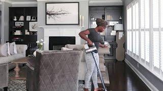 EXTRA SPECIAL FALL CLEAN WITH ME | DETAILED KITCHEN & LIVING ROOM | LG VACUUM