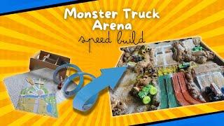 Monster Truck Table For Kids |  Bobsters Monster Truck amazing arena build | How-to