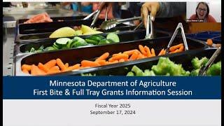 AGRI First Bite and Full Tray Fiscal Year 2025 Information Session