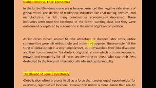 2. BREXIT MEANS GLOBALIZATION IS THE RHETORIC OF THE PRIVILEGED | ENGLISH ESSAY | CSS PMS TIMES