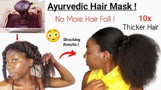 Ayurvedic Hair Growth Mask | Apply 1x a Month, Stop Hair Fall | Grow 10x Thicker & Long Natural Hair