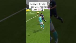 Cristiano Ronaldo Head Goal Against Lazio  | DLS | Dream League Soccer