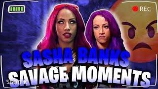 SASHA BANKS SAVAGE MOMENTS |LegitBossedUp