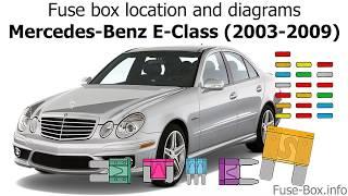 Fuse box location and diagrams: Mercedes-Benz E-Class (2003-2009)